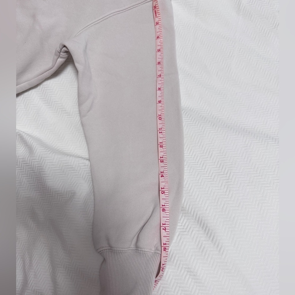 Nike Womens Phoenix Fleece Full Zip Hoodie Size XS Oversized Cream Jacket - Picture 8 of 9